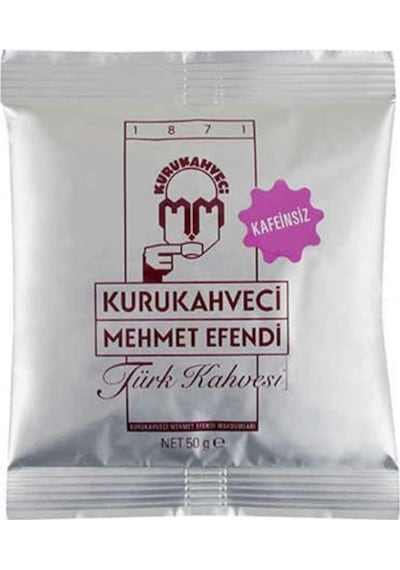 Kurukahveci Mehmet Efendi Kafeinsiz Türk Kahvesi 50 G