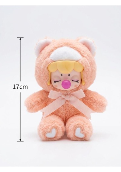 Nansi Figür Bebek - 17 Cm Peluş Emzikli Arkadaşım Peluş Kostümlü Kurdeleli Oyuncak Bebek 12676854