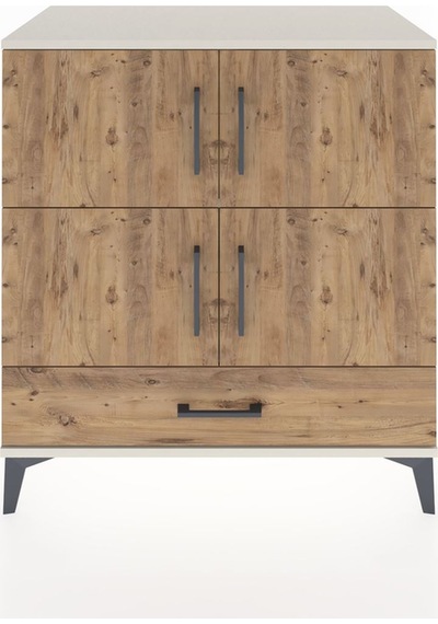 Hyperion Şifonyer 2 Raflı Tek Çekmeceli 4 Kapaklı 88x44x96 Ay... Aytaşı