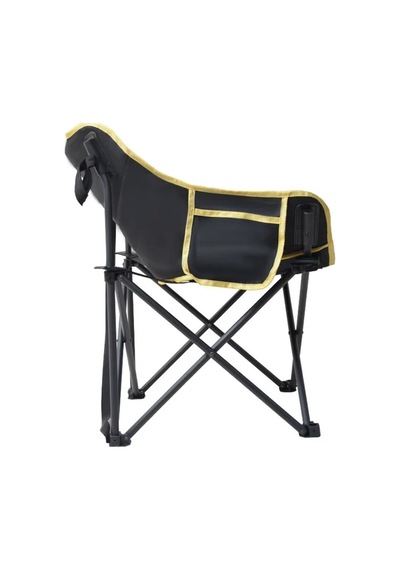 Yek Outdoor Campout Alüminyum Büyük Boy Masa + 2 Campout Fırat Sandalye Set Siyah