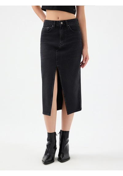 Slim Fit Kadın Etek Çok Renkli