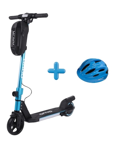 Onvo Kx-01 Mavi 150 W Çocuk Elektrikli Scooter Kasklı