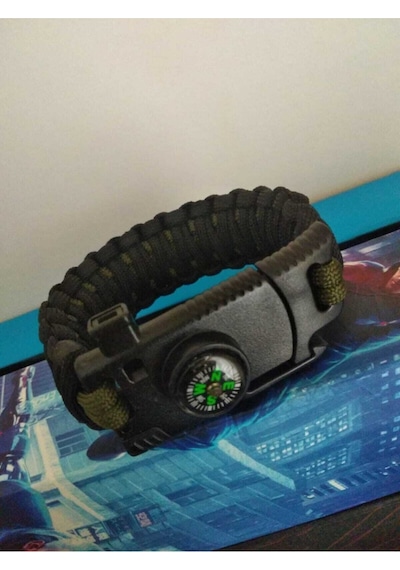 PARACORD DÜNYASI Paracord King Cobra Survival Bileklik