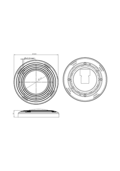 Cometepool Mavi Işık Smd Led Havuz Sıva Üstü Ve Sıva Altı Joker Aydınlatma Lambası 33w-toptancıyızbiz
