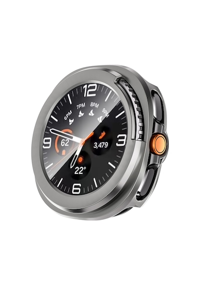Galaxy Uyumlu Watch 8 Classic 46mm Sert Pc Kasa Ve Ekran Koruyucu Mkst Watch Gard 39 - Titanyum