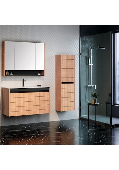 Orka Ricato 100 Cm Morgana Kiraz Banyo Dolabı Takımı, Boy Dolabı Çok Renkli Orka Ricato 100 Cm Morgana Kiraz Banyo Dolabı Takımı, Boy Dolabı Çok Renkli