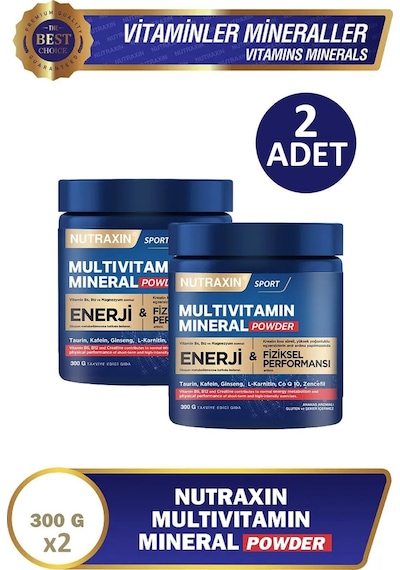 Multivitamin Mineral Powder 300 Gr 2 Adet
