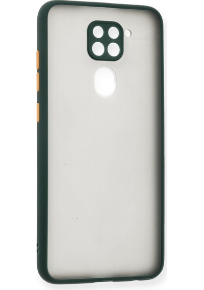 Xiaomi Redmi Note 9 Uyumlu Kılıf Montreal Silikon Kapak - Yeşil