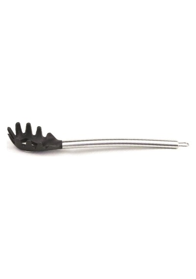 Silikon Spagetti Kaşığı Siyah - 32 Cm