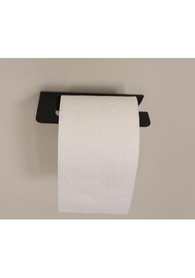 Yapışkanlı Ve Vidalı Mat Siyah Oval Tuvalet Kağıtlığı Wc Kağıtlık Tuvalet Kağıdı Askısı Diğer