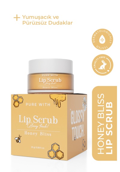 Pure With Nemlendirici Ve Besleyici Bal Aromalı Dudak Peelingi 25 G