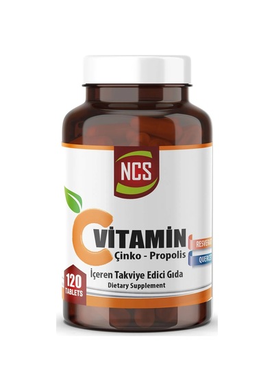Ncs Vitamin C 1000 Mg Çinko Propolis 120 Tablet + Hap Kutusu