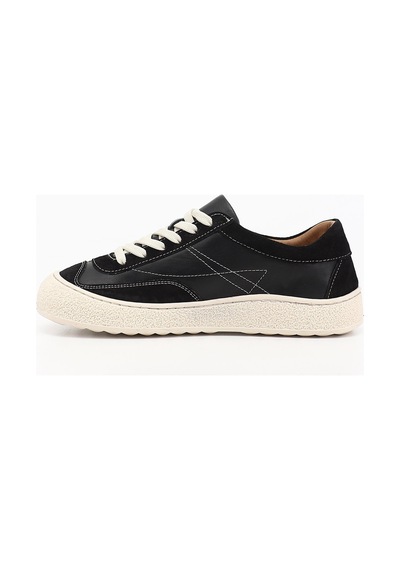 Diğer Kadın Siyah Bağcıklı Hakiki Deri Sneaker Dyza85245735
