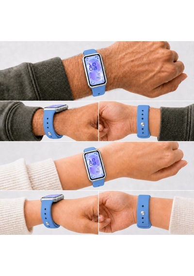Huawei Band 11 Ve Band 11 Pro Uyumlu Klasik Silikon Kordon Yumuşak Soft Spor Saat