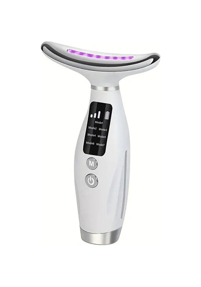 Boyun Ve Yüz Masaj Sıkılaştırıcı Cihaz 7 Mod Cilt Lifting & Nem Dengeleyici