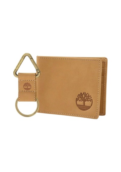 Timberland Billfold Wallet & Key Fob Gift Set Erkek Cüzdan-32677 Kahverengi