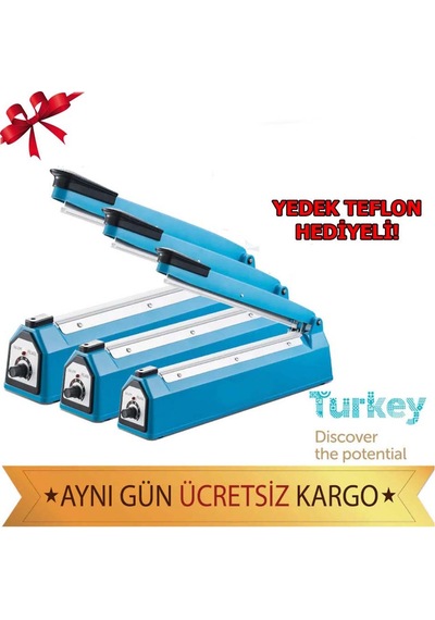 Poşet Ağzı Kapama Yapıştırma Makinası 20 Cm Plastik Gövde N11.49424