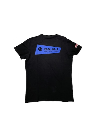 Bajaj Siyah Erkek T-Shirt % 100 Pamuk