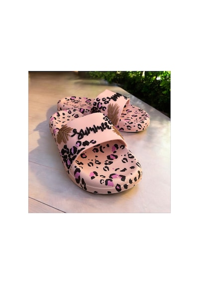 Gezer Leopar Desenli Kabartmalı .kaydırmaz Taban. Havuz Deniz Banyo Balkon Teras Ev Ve Sokak Terliği Pembe Gezer Leopar Desenli Kabartmalı .kaydırmaz Taban. Havuz Deniz Banyo Balkon Teras Ev Ve Sokak Terliği Pembe