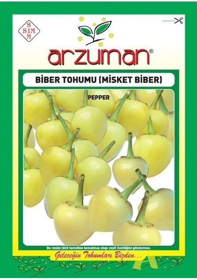 Arzuman Misket Biber Tohumu 650 Adet Tohum