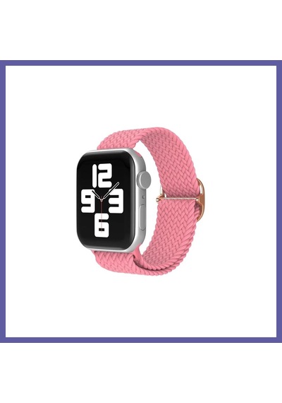 Bezos Watch 20mm Uyumlu Star Kordon - Pembe Nıda