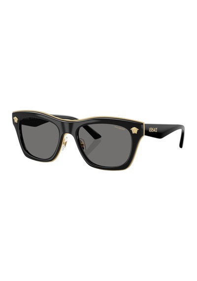 Versace Ve2272 Gb1/81 53 Polarize Unisex Güneş Gözlüğü Siyah
