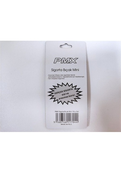 Pmx Mini Yassı Bıçak Sigorta 10.Lu Paket 1393