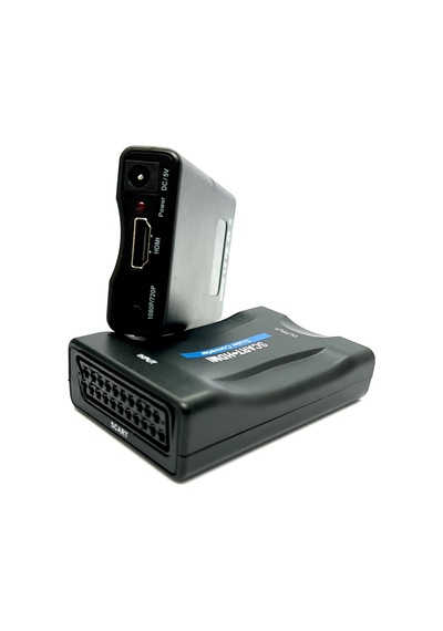 Scart Hdmı Kompozit Video Dönüştürücü + Ses Scart To Hdmi Çeviric
