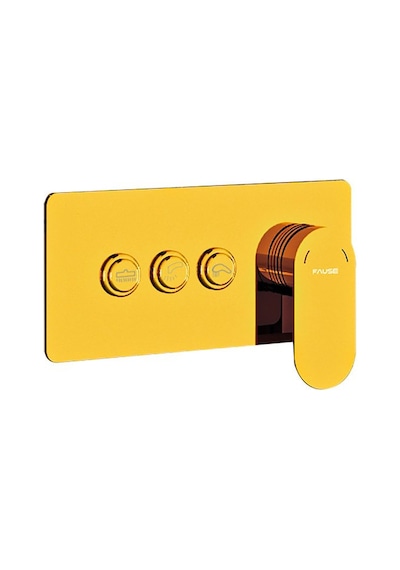 Fause Ankastre Banyo Bataryası Comfort 3 Yönlü Gold Kab103-3G Gold