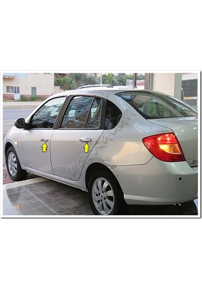 Db Chrome Renault Clio Symbol Kapı Kolu Nikelajı 2009-2012 4 Kapı