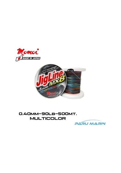 Momoi Jigline Mx8 0.40Mm 500Mt. Multicolor Ip Misina