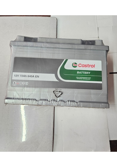 Castrol 12 V 72 Ah 640 A Akü Yüksek Kalite