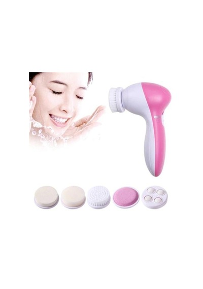 5 iN 1 Pilli Yüz Temizleme,Masaj ve Peeling Fırça seti