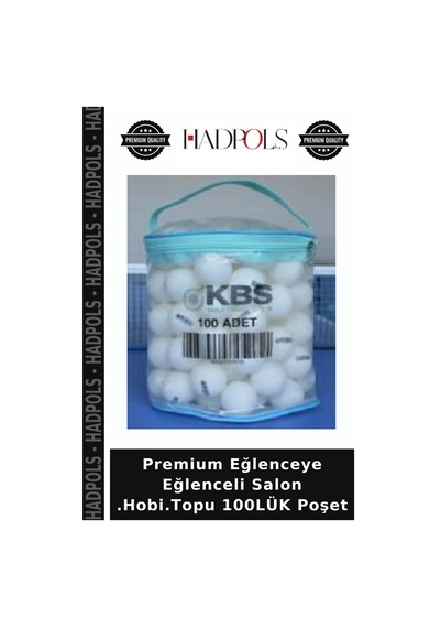 Premium Eğlenceye Eğlenceli Salon .hobi.topu 100lük Poşet Çok Renkli
