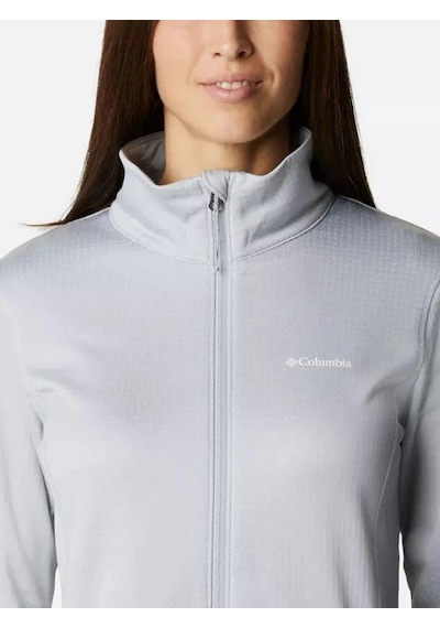 Columbia Park View Grid Fleece 1/2 Zip Kadın Polar Gri