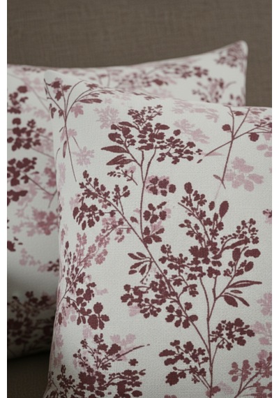 Chevron Bohem Dekoratif Punch Yastık Kırlent Kılıfı 2 Adet 45x45 Hayat Ağacı Pembe 45 x 45