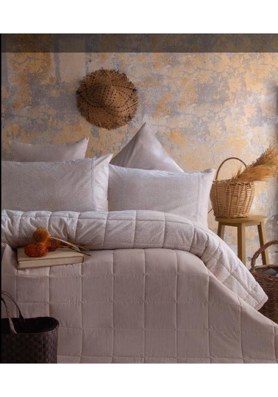 Apricitas Home Tek Kişilik Yatak Örtüsü Set İnes Bej Ap83t00010023