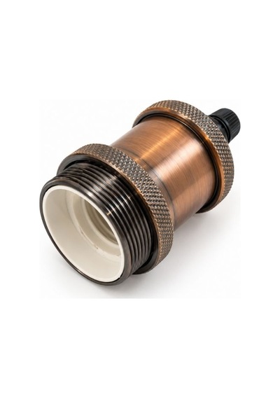 Vintage E27 Edison Seramik Lamba Duyu Kırmızı Bakır T210 250v 4a Retro Tavan Asma Lamba Tutucu