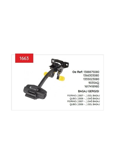 Bagaj Gergisi Çift Kapı Fıat Fiorino Bıpper Nemo 2 1