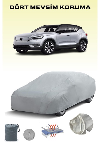 Volvo Xc40 Recharge 2019 - 2021 Araba Brandası Oto Branda Gri