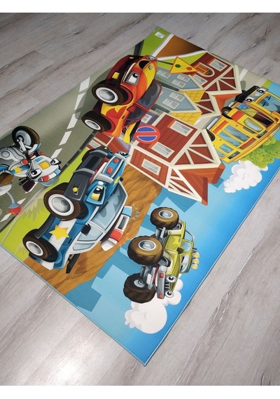 Foto Baskılı Halı Artist Halı Araba 120X180 Cm