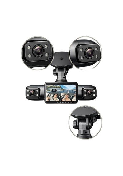 Full Hd Araç İçi Kamera Geniş Açılı Lens Ve Çok Kanallı Kayıt
