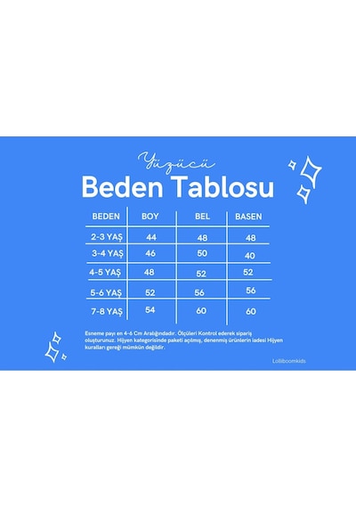 Lolliboomkids Kız Çocuk Deniz Kızı Temalı Kısa Kol Şortlu Hipster Hassas Ten Mayo Ve Bone Takımı 2 'li Set Mavi