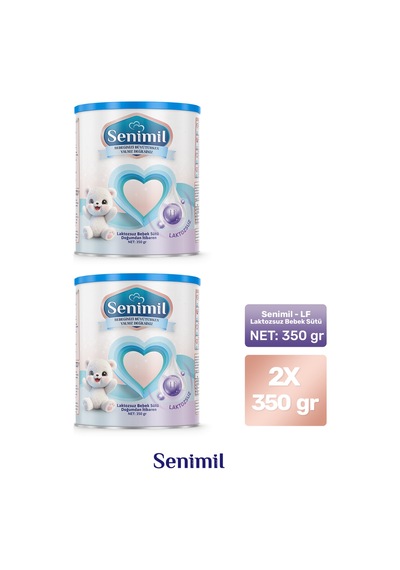 Senimil Laktozsuz Bebek Sütü 350 G 2 Adet