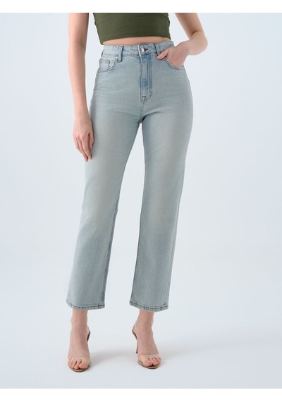 LOFT Comfort Straight Comfort Fit Kadın Pantolon Lf2038797 Q1.v1 Denim