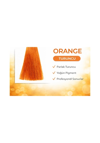 Dna Saç Boyası Kalıcı Prof Krem Boya Yoğun Pigment & Parlaklık Mix Turuncu Orange 100ml