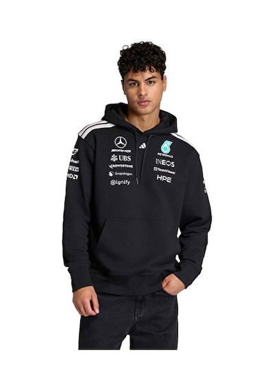 Adidas Mercedes Dr Hood M Erkek Günlük Sweatshirt Kf0166 Siyah
