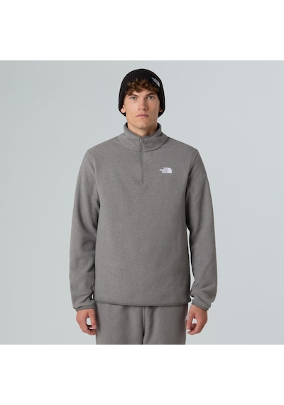 The North Face Glacier 1/4 Fermuarlı Polar Fleece Nf0a8d0qcqı1 Gri