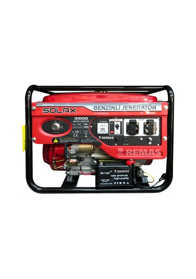 Solax Lt 3500 Mxe Marşlı 3.5 Kva Monofaze Benzinli Jeneratör