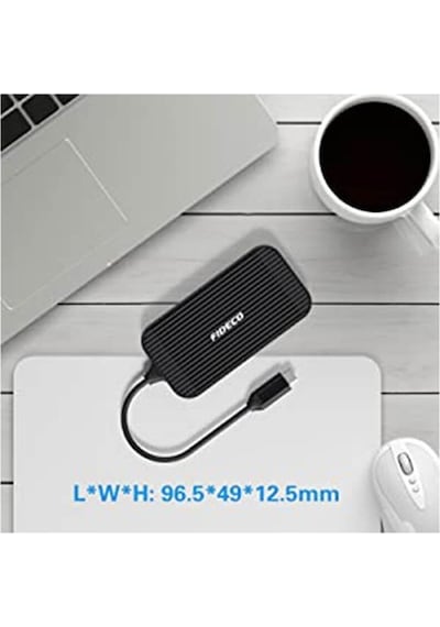 Fideco Type C To 4K Hdmi Gigabit Ethernet Usb 3.0 Hub 9 In 1 (519128014)